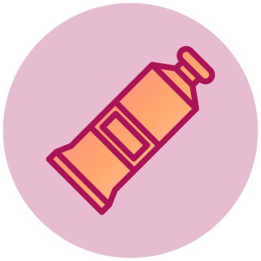 Yapıştırıcı. Web simgesi basit illüstrasyon