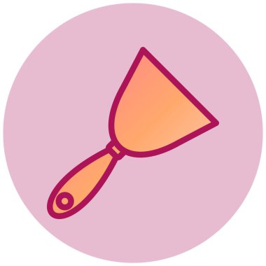 Boya fırçası. Basit resimleme