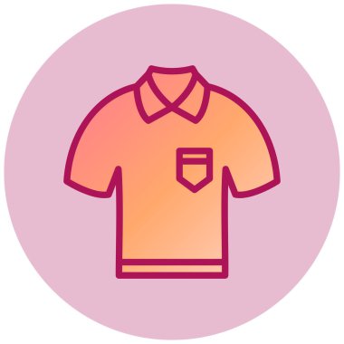 Tişört. Web simgesi basit illüstrasyon