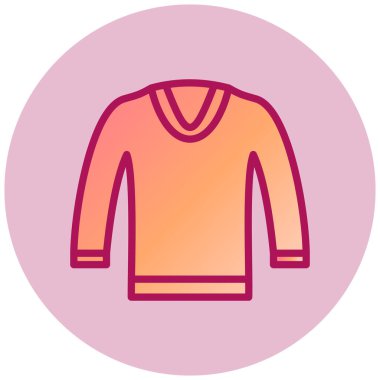 Tişört. Web simgesi basit illüstrasyon