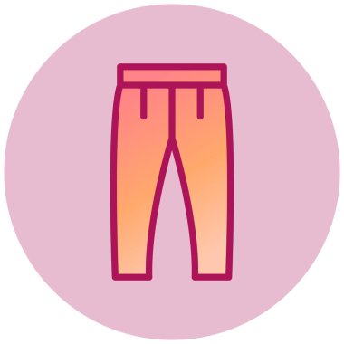 Şort. Web simgesi basit illüstrasyon