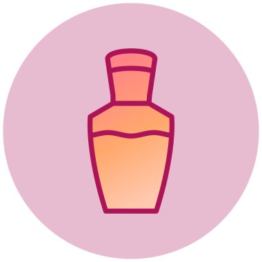 Parfüm. Web simgesi basit illüstrasyon