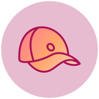 Tek bir baş simgesinin vektör illüstrasyonu