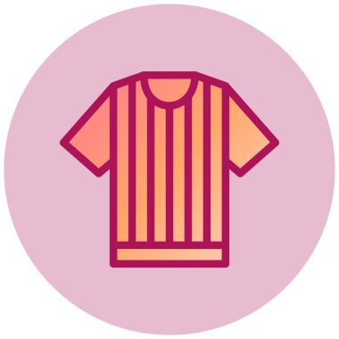 Tişört. Web simgesi basit illüstrasyon