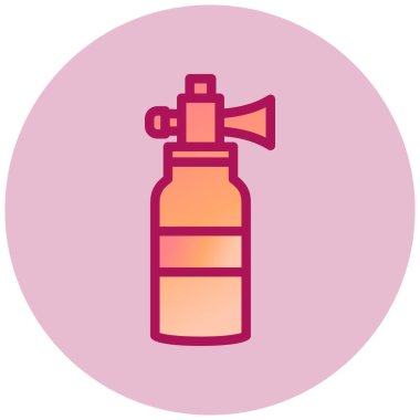 Eşsiz su şişesi simgesi, vektör illüstrasyonu