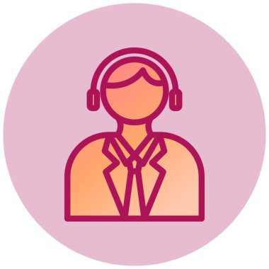 Müşteri servisi. Basit resimleme