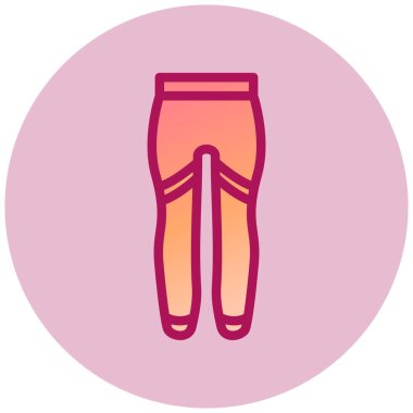 Pantolon. Web simgesi basit illüstrasyon