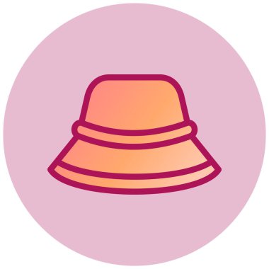 Şapka. Web simgesi basit illüstrasyon