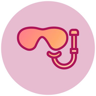 Tüplü dalış. Web simgesi