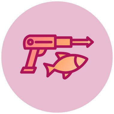 Denizaltı. Web simgesi basit illüstrasyon