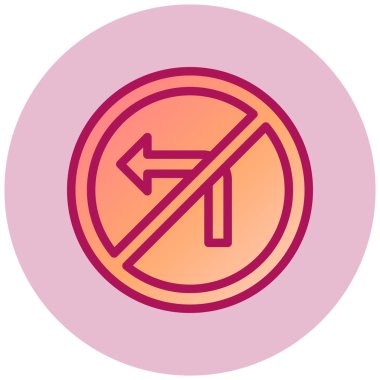 Park yasak. Basit illüstrasyon