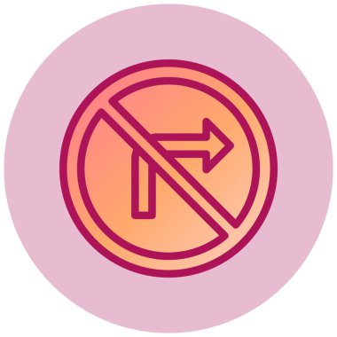 Park yasak. Basit illüstrasyon