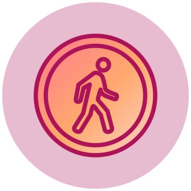 Adamım. Web simgesi basit illüstrasyon