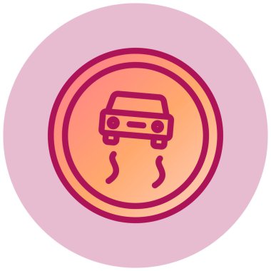 - Araba. Web simgesi basit illüstrasyon