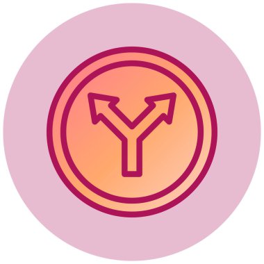 Ok. Web simgesi basit illüstrasyon