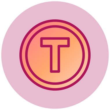 Benzersiz ve güzel ilk harf vektör çizimi