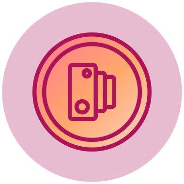 Cüzdan. Web simgesi basit illüstrasyon