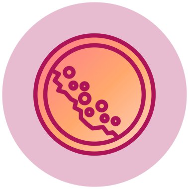 - Şeker. Web simgesi basit illüstrasyon