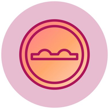 Eşsiz. Web simgesi vektör illüstrasyonu