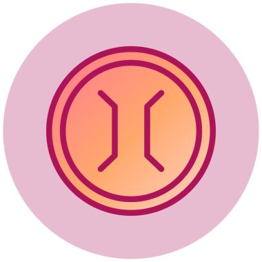 Eşsiz, web simgesi vektör illüstrasyonu