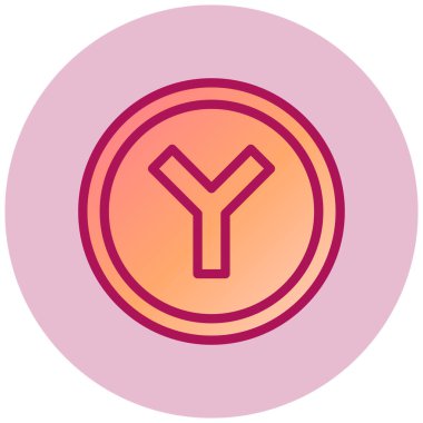 Güzel bir simgenin vektör illüstrasyonu