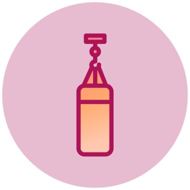 Kum Torbası. Basit illüstrasyon