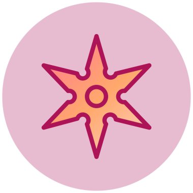 Yıldız. Web simgesi basit illüstrasyon