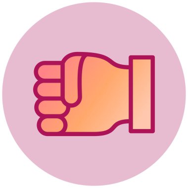 Elini ver. Web simgesi basit illüstrasyon