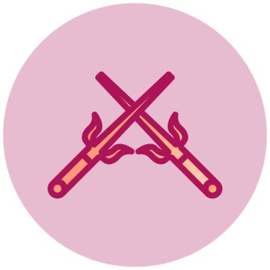 çapraz kılıç. Basit tasarım