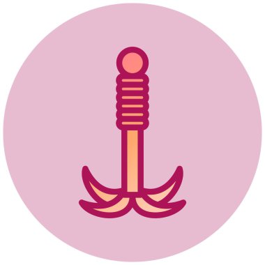 Çapa. Web simgesi basit illüstrasyon