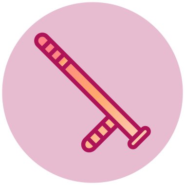 Beyzbol sopası. Basit tasarım