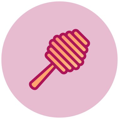 Tatlım. Web simgesi basit illüstrasyon