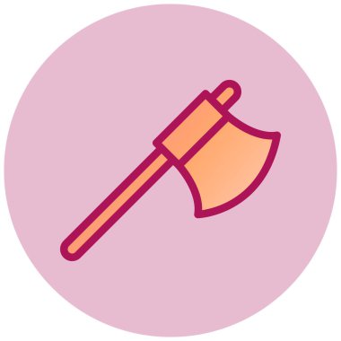 Balta. Web simgesi basit illüstrasyon