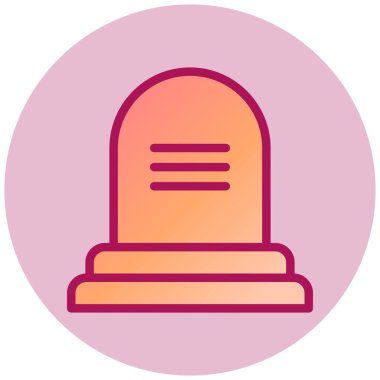 mezar. Web simgesi basit tasarım