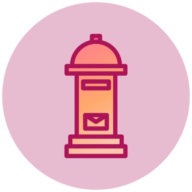 Eşsiz posta kutusu. Basit resimleme