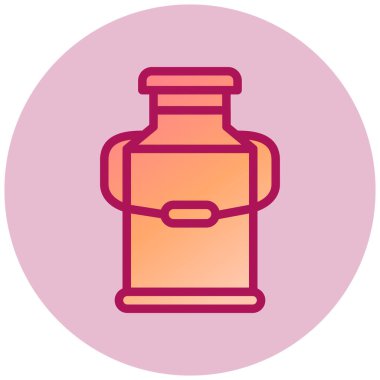 Şişe. Web simgesi basit illüstrasyon