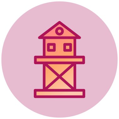 Ev. Web simgesi basit illüstrasyon