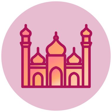 Cami. Web simgesi basit tasarım