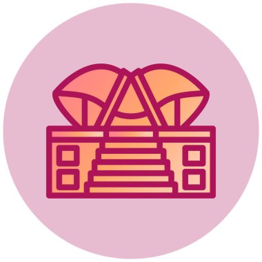 DPR İnşa Ağı simgesi, vektör illüstrasyonu   