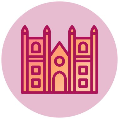 Westminister web simgesi, vektör illüstrasyonu  