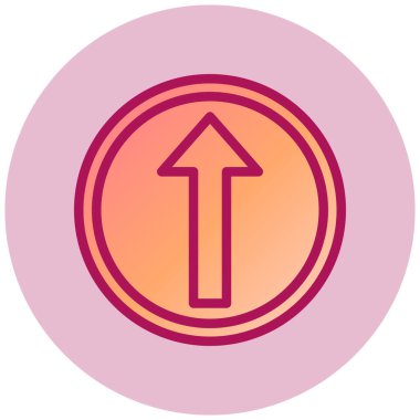 ok web simgesi, vektör çizim  