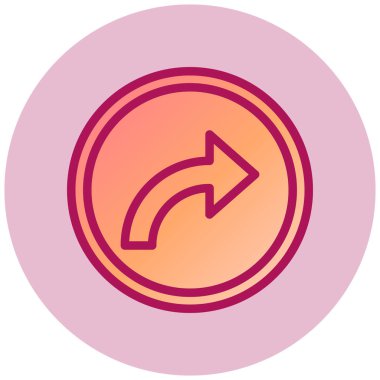 ok web simgesi, vektör çizim  