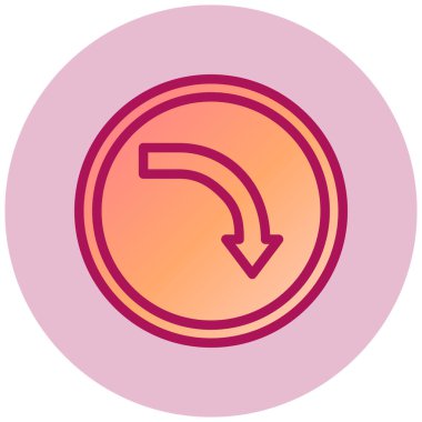 ok web simgesi, vektör çizim  