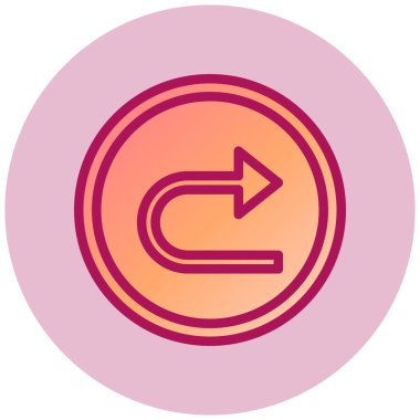 ok web simgesi, vektör çizim  