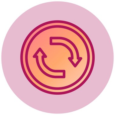 Dolambaçlı ağ simgesi, vektör illüstrasyonu  