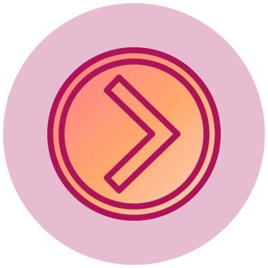 Sağ Sembol Ağ simgesi, vektör illüstrasyonu  