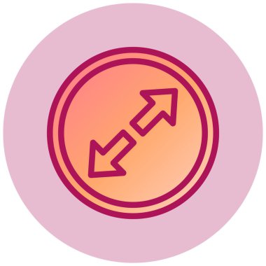 Web simgesi, vektör illüstrasyonunu yeniden boyutlandır  