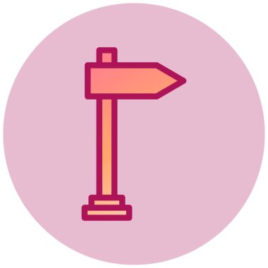 İmza panosu web simgesi, vektör illüstrasyonu  