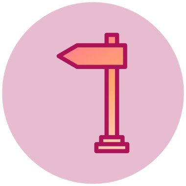 İmza panosu web simgesi, vektör illüstrasyonu  