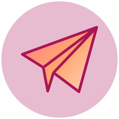 Web simgesi, vektör illüstrasyonu gönder  